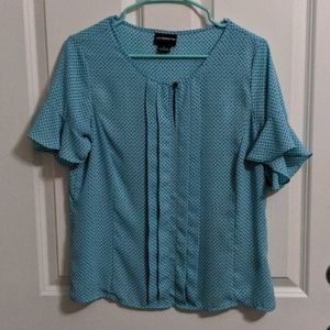 Mint Bluish green blouse